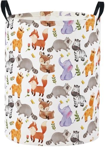 Baby Laundry Basket Baby Nursery Hamper Kids Laundry Basket Toy Storage Bin by TIBAOLOVER