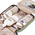 NISHEL Travel Toiletry Bag for women, Portable Hanging makeup Organizer - Image 6