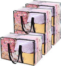 Vieshful 5 Pack 110L Clear Comforters Storage Bags by Vieshful