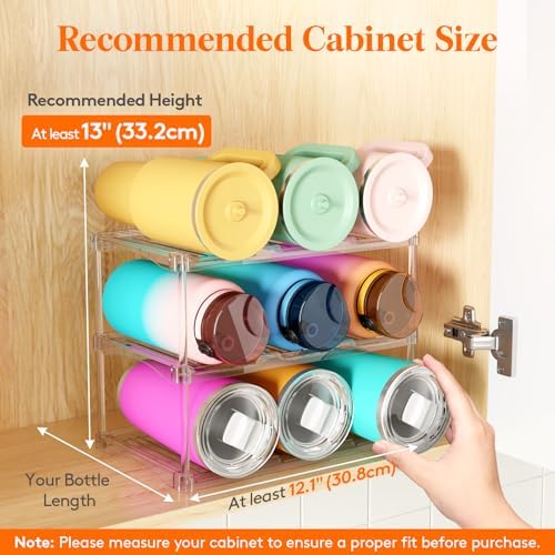 Lifewit Stackable Water Bottle Organizer - Image 3