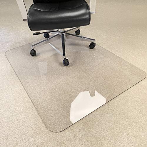 2Pack Crystal Clear 1/5" Thick 47" x 40" Heavy Duty Hard Chair Mat, Can be Used - Image 3