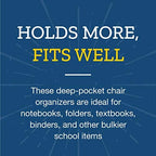 Really Good Stuff Store More Deep-Pocket Chair Pockets - Image 3