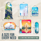 TRIPPED Travel Gear Large Compression Packing Cubes 7-Piece Set - Image 5