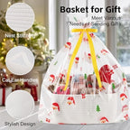 OIAHOMY Woven Basket, Gift Basket Empty - Image 3