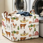 Rectangle Storage Basket with Handles, Collapsible Storage Bin, Books Box - Image 6