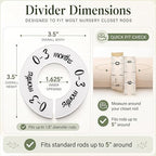 Pro Goleem Baby Closet Dividers Unisex Baby Closet Organizer - Image 2