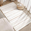 Nakagishi Boho 3x5 Area Rug Living Room Rugs Machine Washable Beige/Brown by NakagishiAreaRug