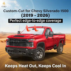 Windshield Sunshade Compatible for Chevrolet Silverado 1500 2019-2026 - Image 2