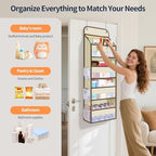 Yecaye Over The Door Organizer, Heavy Duty Hanging Organizers and Storage - Image 4