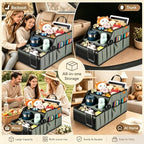 Car Seat Organizer Back Front Captains Seats Storage Travel - Image 7