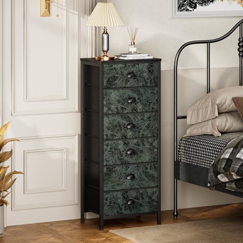 Furnulem Dresser for Bedroom, 6 Drawer Tall Storage Tower Unit and Chest - Image 6
