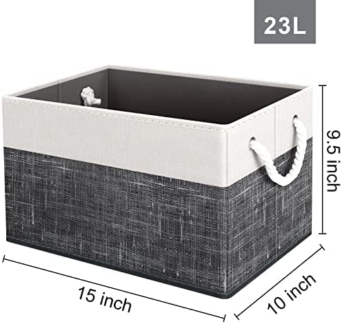 Fab totes Storage Bins 4-Pack, Foldable Storage Baskets - Image 2