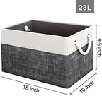 Fab totes Storage Bins 4-Pack, Foldable Storage Baskets - Image 2