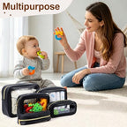 YOPCDJ 5PCS Diaper Bag Organizer Pouch, Cosmetic Bag Set, TSA Approved Toiletry - Image 3
