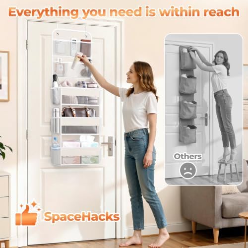 SpaceHacks 5-Tier Over the Door Organizer - Image 6