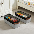 Bagnizer Small Fabric Storage Baskets, Decorative Basket - Image 2