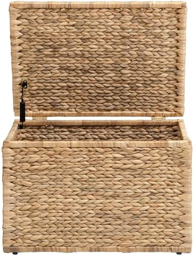eHemco Storage Trunk with Metal Frame, 23.3 by 16.5 by 15.2 Inches - Image 5