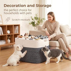 OIASKET 108L Cotton Rope Storage Basket - Image 5