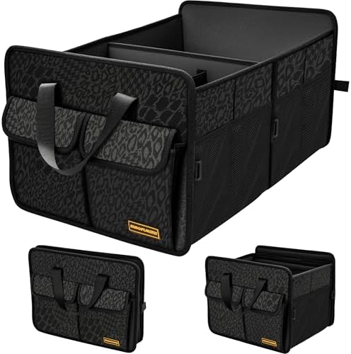SIBOFUEGO Sturdy Car Trunk Organizer – Large Capacity Trunk Organizer by SIBOFUEGO