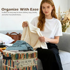 Floral Bookish Storage Box Bins, Book Lover Reader Gifts, Just One More Chapter - Image 5