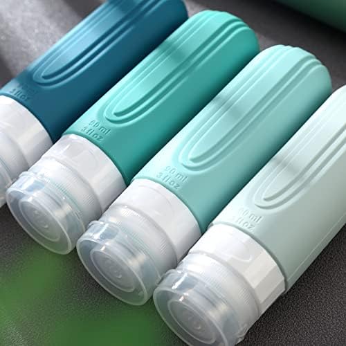 Mrsdry Travel Bottles for Toiletries, Tsa Approved 3oz Travel Size Containers - Image 5