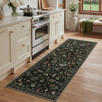 BESBLEE 2'6X6 Washable Kitchen Runner Rug, Animal Non Slip by BESBLEE