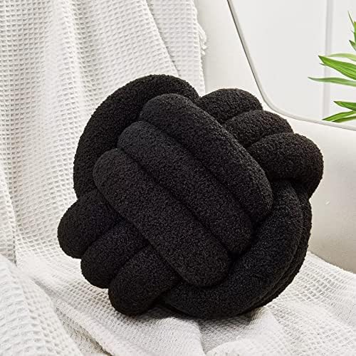 Uvvyui Knot Pillow Ball, Soft Home Decorative Pillows, Round Throw Pillow by Uvvyui