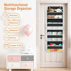 Over The Door Organizer Storage Large Capacity Hanging Bedroom Storage - Image 6