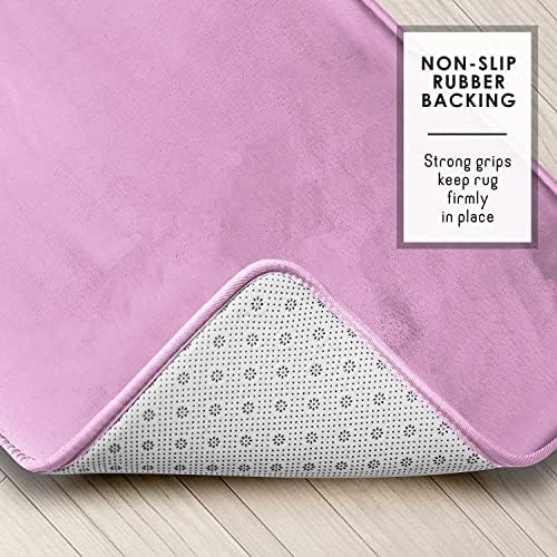 Clara Clark Bathroom Rugs, Velvet Memory Foam Bath Mat, Machine Washable Bath - Image 5
