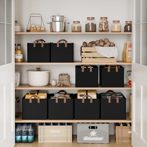 StorageWorks Fabric Storage Bins, Linen Closet Organizers - Image 3