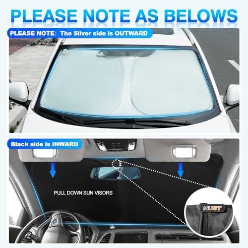 KUST Windshield Sun Shade for Toyota CHR 2018-2023 CH-R Window Accessories Sun - Image 5