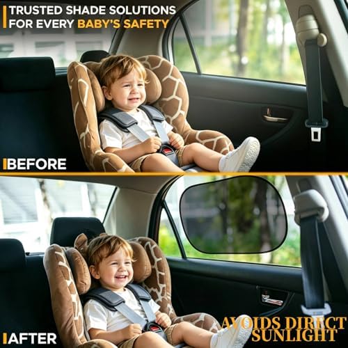 Car Window Shade for Baby -Glare Shield and UV Rays Protection for Your Child - Image 3