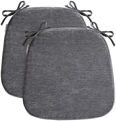 Chair Cushions for Dining Chairs, Washable Chair Pads, 2 Pack by OJFED-YourHomesBestFriend