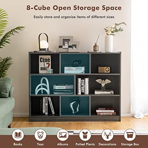 8 Cube Storage Organizer, Kids Cube Shelf Toy Storage - Image 3