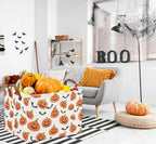Rectangular Halloween Basket for Kids Pumpkin Basket Toy Storage Bin Organizer - Image 3