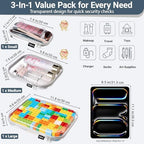 YQBRAO Clear Hard Shell Organizer Set - Image 4