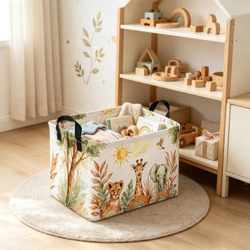 Rectangular Animal Baskets, Collapsible Gift Basket - Image 3