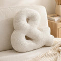 Letter Plush Pillow, Letter Hugging Throw Pillows, Decorative Initial Letter by Shapeazy