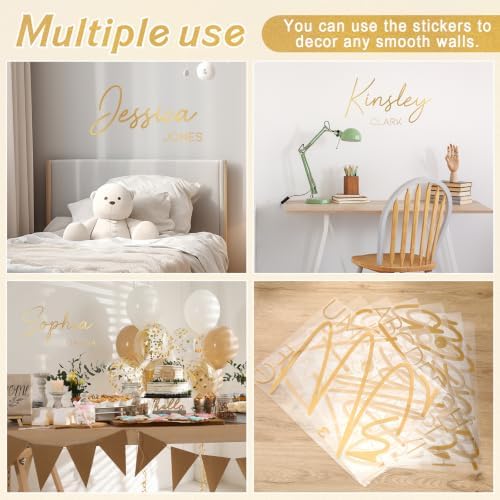 Boao Personalized Name Letter Wall Decal, Full Name, Extra Large - Image 6
