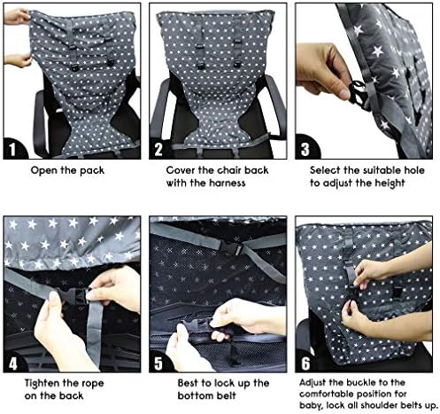 Portable Baby High Chair Safety Seat Harness - Image 6