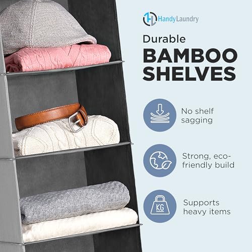 Handy Laundry Hanging Closet Organizer - Image 4