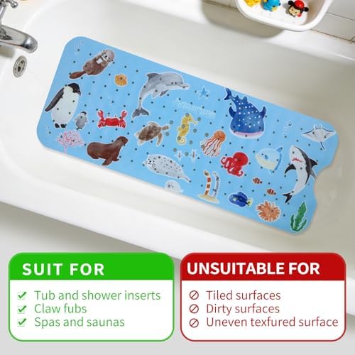 Bath Tub Shower Mat Non Slip Kids Bathtub Mat Anti Slip Baby Bath Mat - Image 7