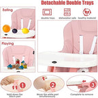 INFANS 4 in 1 High Chair–Booster Seat, Convertible Highchair w/Adjustable - Image 4