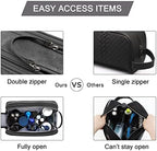 BAGSMART Toiletry Bag for Men, Canvas Travel Toiletry Organizer Dopp Kit - Image 5