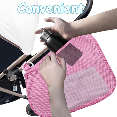 2 Pack Universal Side Sling Stroller Organizer - Image 4
