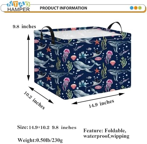 NTAOHAMPER Rectangular Storage Basket Empty, Storage Bin - Image 2
