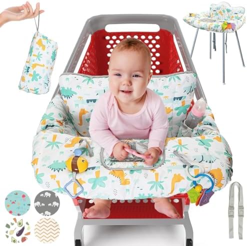 PILLANI Shopping Cart Seat for Baby, High Chair Cover for Restaurant Seat by Pillani