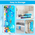 Bathtub Mat for Kids Non Slip, Bath Shower Mat, 40 * 16inch, Under the Sea - Image 6