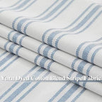 ZJDECOR 63 Inch Blue Stripe Full Blackout Window Curtain Panels - Image 5