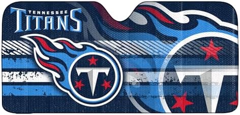 Fanmats NFL Windshield Sun Auto Shade, Sun Shield Sun Visor Accordion tri-fold by FANMATS